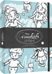 CreaChick Schetsboek BLUE CreaChick Schetsboek BLUE