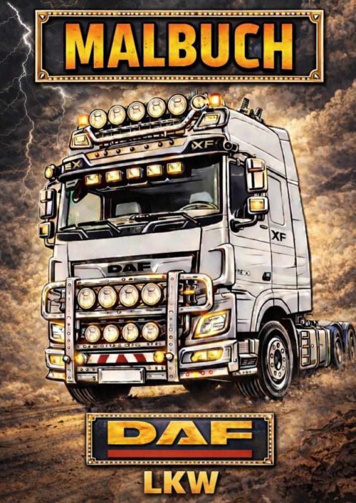 Malbuch, DAF Lkw