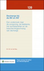 Decharge bij de BV en NV