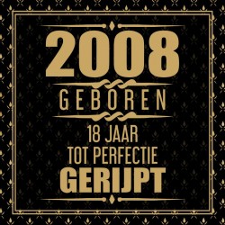 2008 Geboren 18 Jaar Tot Perfectie Gerijpt