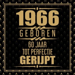 1966 Geboren 60 Jaar Tot Perfectie Gerijpt
