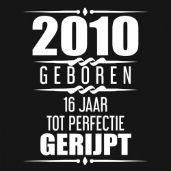 2010 Geboren 16 Jaar Tot Perfectie Gerijpt