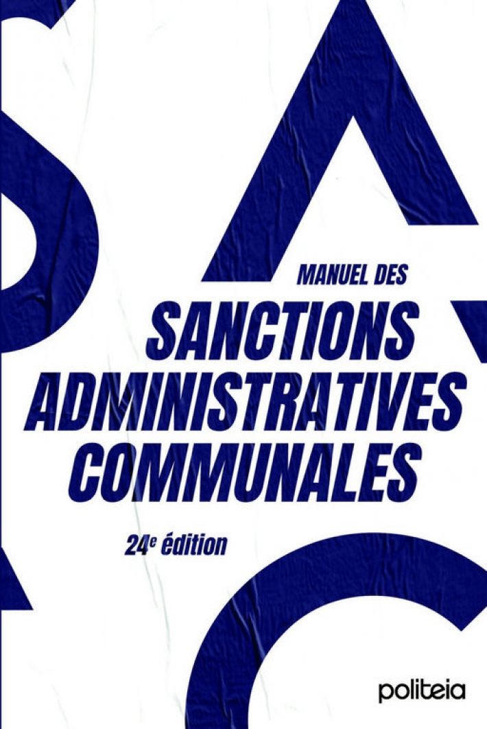 Manuel des sanctions administratives communales
