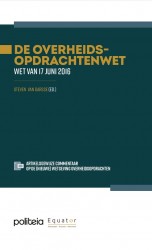 De Overheidsopdrachtenwet. Wet van 17 juni 2016