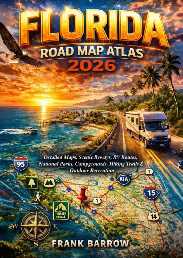 Florida Road Map Atlas 2026