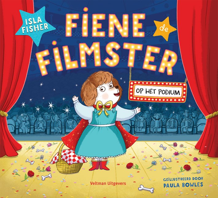 Fiene de Filmster - op het podium