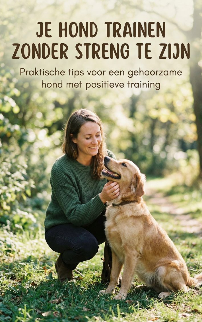Je hond trainen zonder streng te zijn