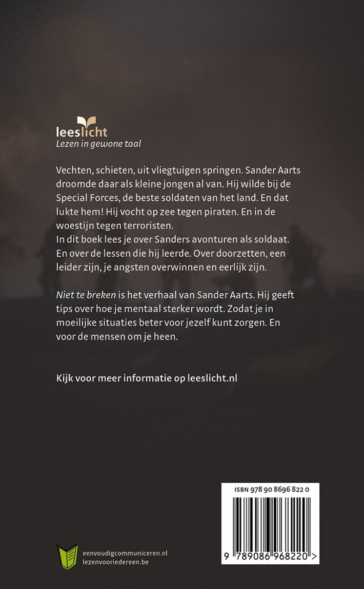 Niet te breken; in makkelijke taal