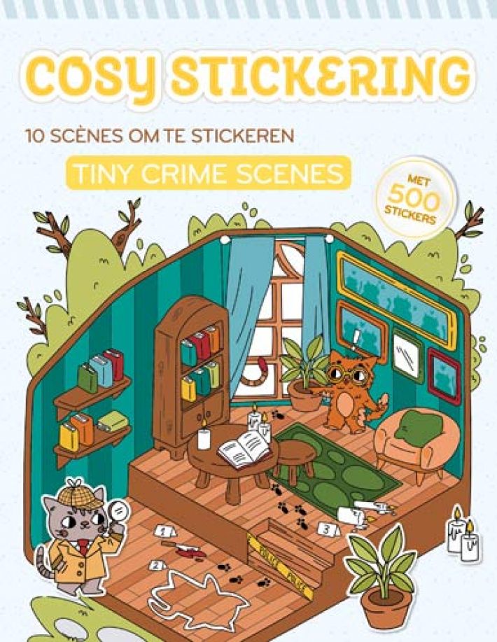 Cosy stickering: Tiny crime scenes