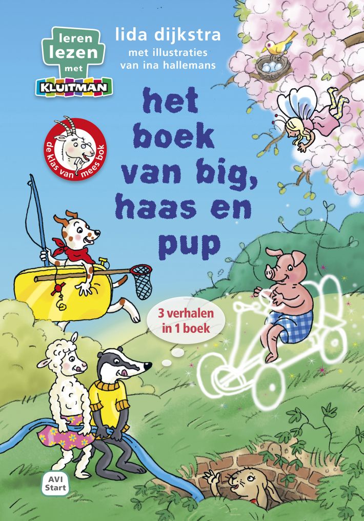 het boek van big, haas en pup