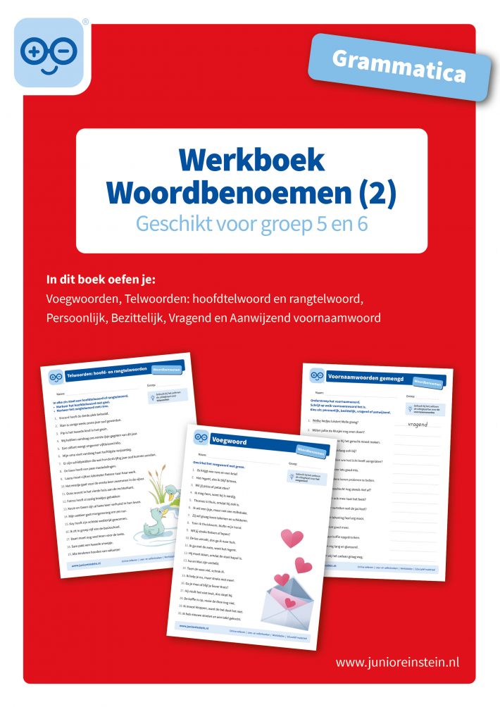 Werkboek Woordbenoemen Grammatica deel 2 Groep 5 en 6