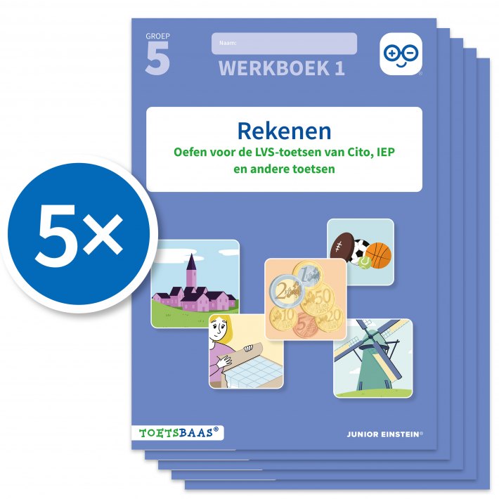 Rekenen werkboek 1 (Set van 5)