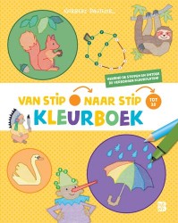 Van stip naar stip kleurboek: Paraplu