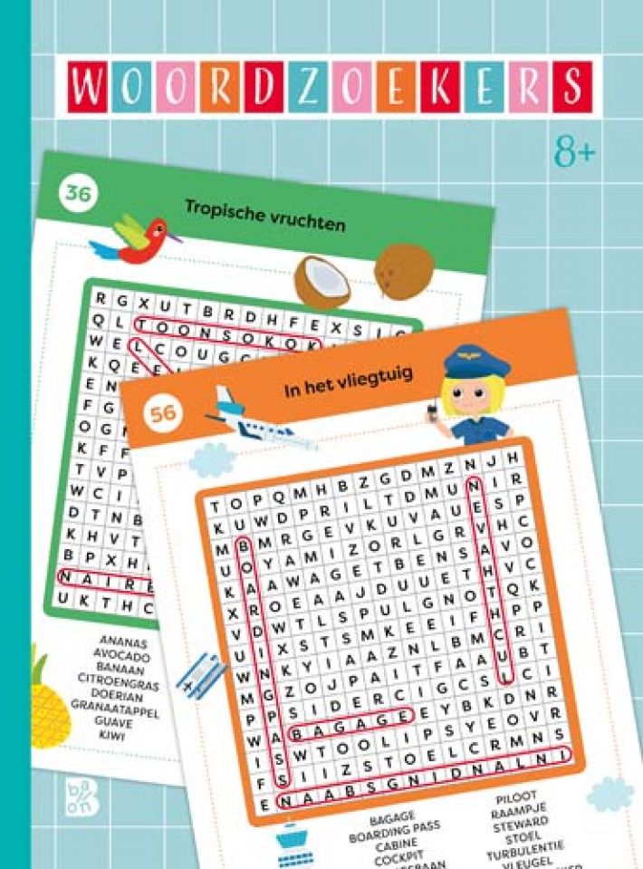 Woordzoekers 8+