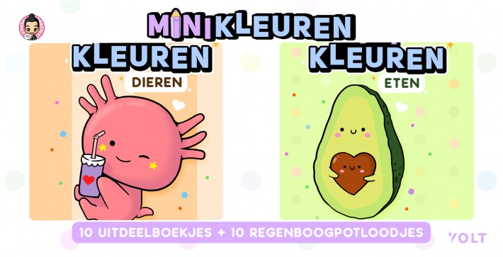 Minikleuren - uitdeelboekjes