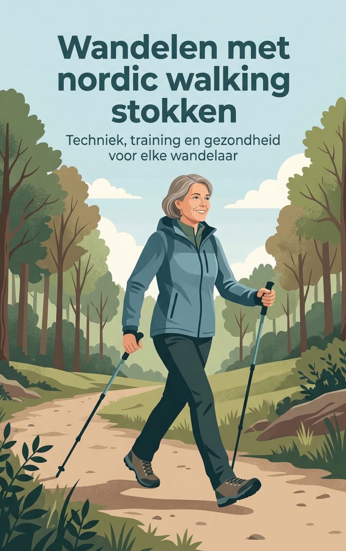 Wandelen met nordic walking stokken