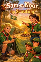 Sam en Noor op Scouting