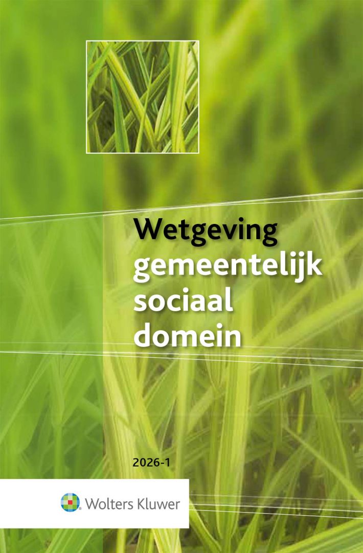 Wetgeving gemeentelijk sociaal domein 2026-1