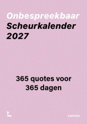 Onbespreekbaar Scheurkalender 2027