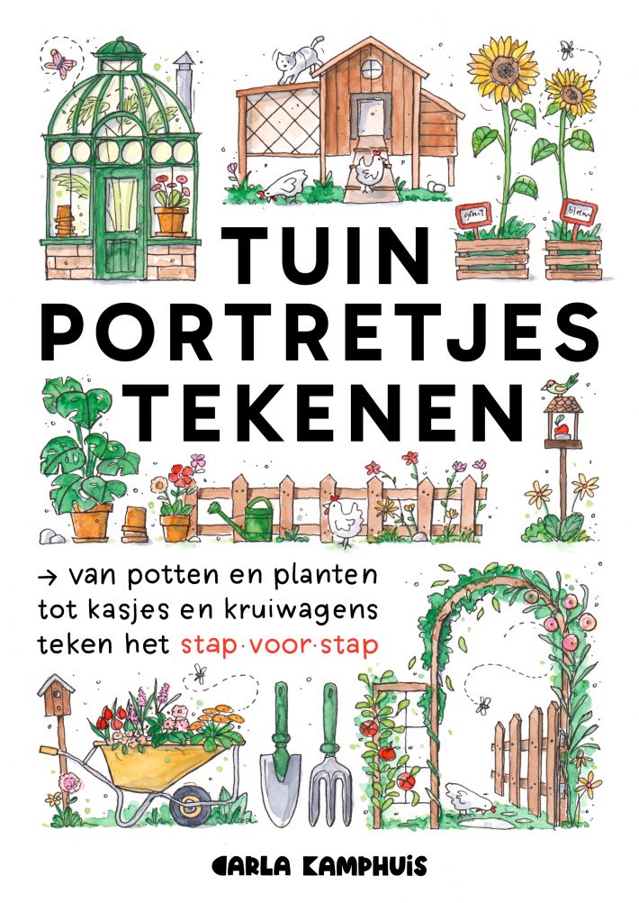 Tuinportretjes tekenen