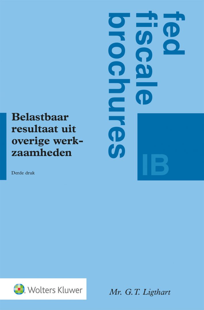 Belastbaar resultaat uit overige werkzaamheden &bullet; Belastbaar resultaat uit overige werkzaamheden