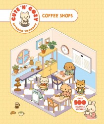 Cute 'n' Cozy Sticker Therapy: Coffee Shops