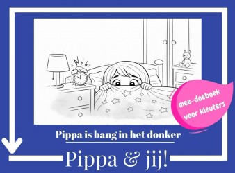 Pippa is bang in het donker