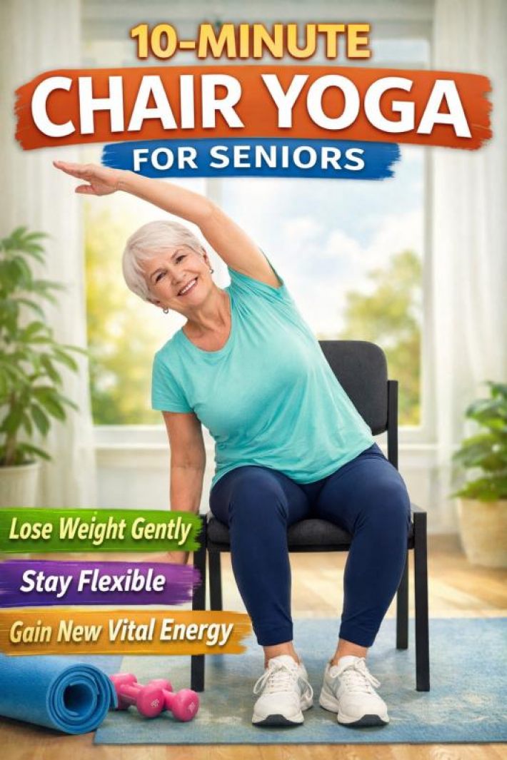 10-MINUTE CHAIR YOGA FOR SENIORS Lose Weight Gently, Stay Flexible, and Gain New Vital Energy