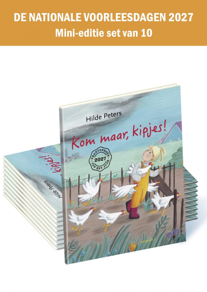 Kom maar, kipjes! Mini-editie set van 10 ex. De Nationale Voorleesdagen 2027