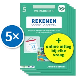Rekenen voor de LVS-toetsen - Groep 5 - Werkboek 1 - Set van 5