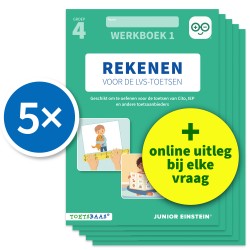 Rekenen voor de LVS-toetsen - Groep 4 - Werkboek 1