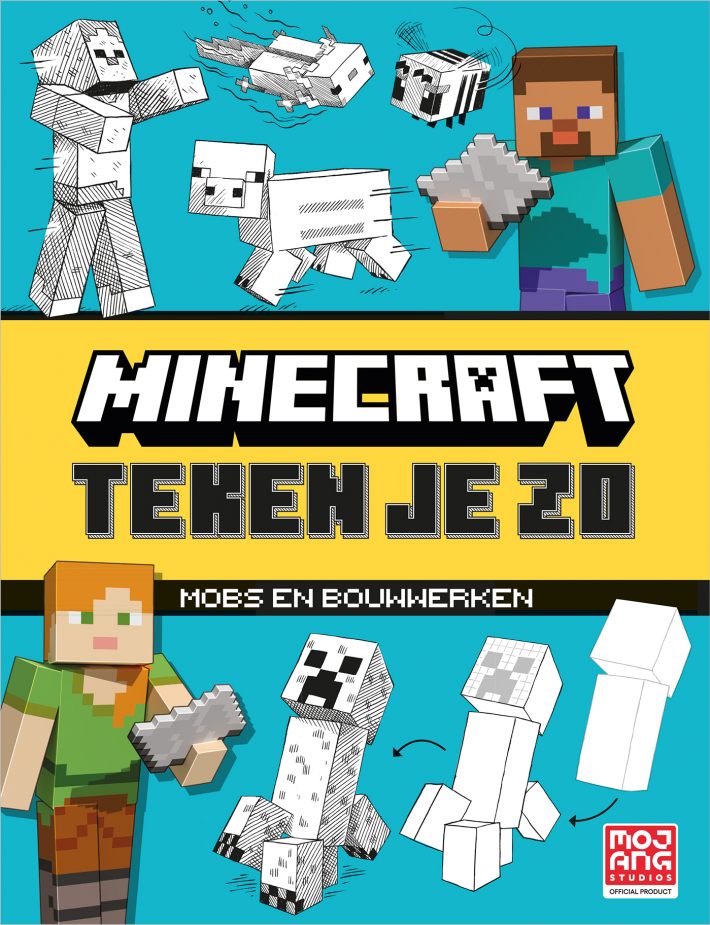 Minecraft teken je zo