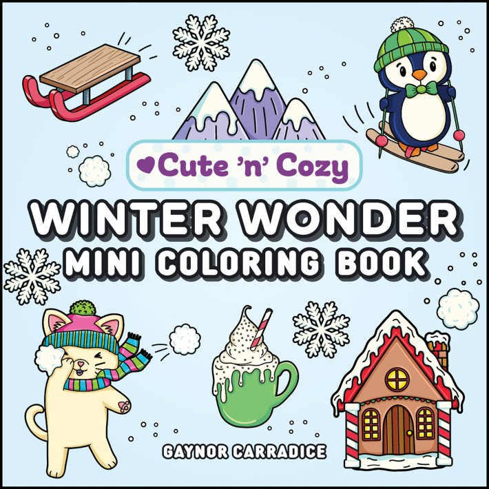 Winter Wonder Mini Coloring Book