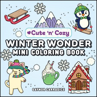 Winter Wonder Mini Coloring Book