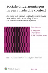 Sociale ondernemingen in een juridische context