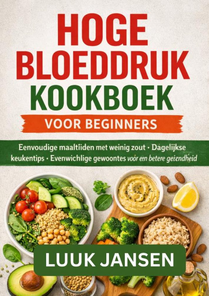 HOGE BLOEDDRUK KOOKBOEK VOOR BEGINNERS