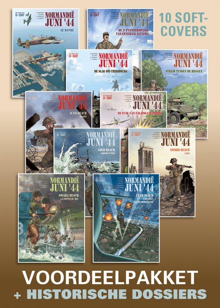 Normandië, juni '44: VOORDEELPAKKET 01 tm 10 (sc)