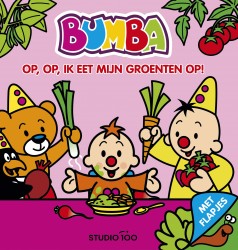 Bumba : Kartonboek met flapjes- Op, op, ik eet mijn groenten