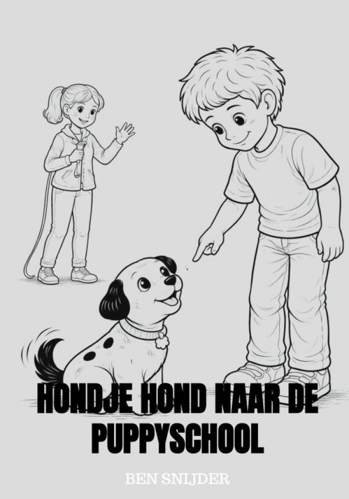 Hondje Hond naar de puppyschool