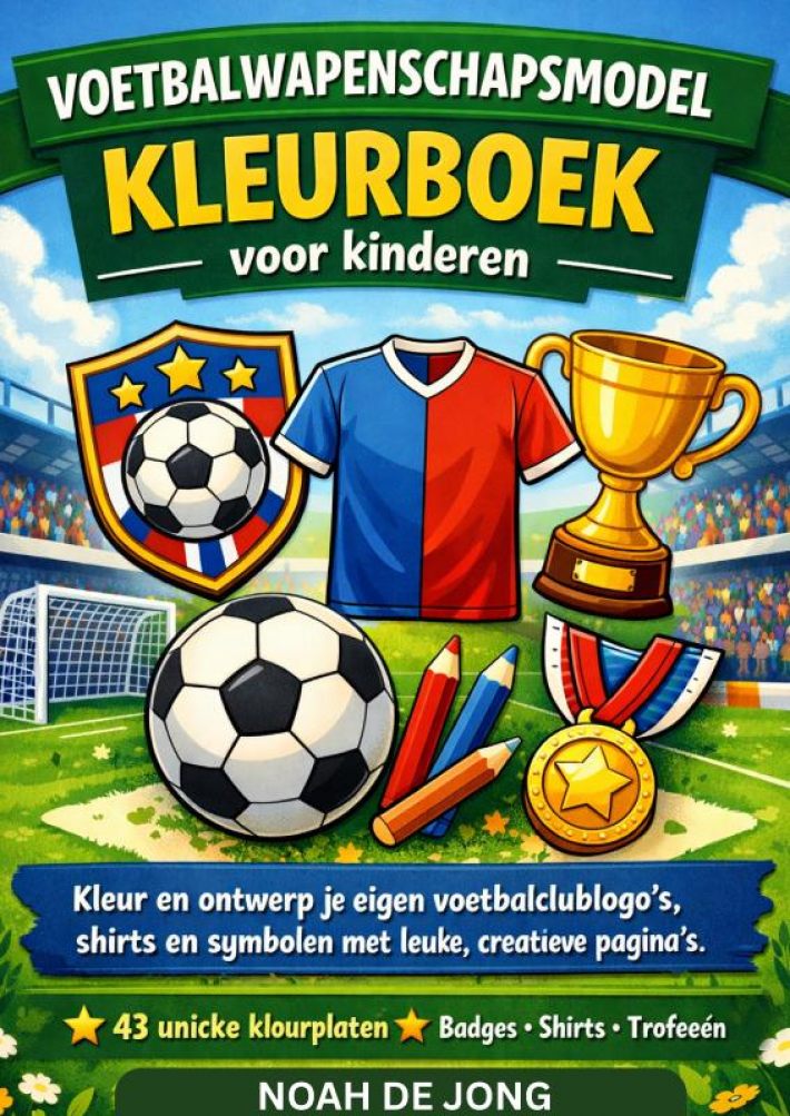 VOETBALWAPENSCHAPSMODEL KLEURBOEK voor kinderen