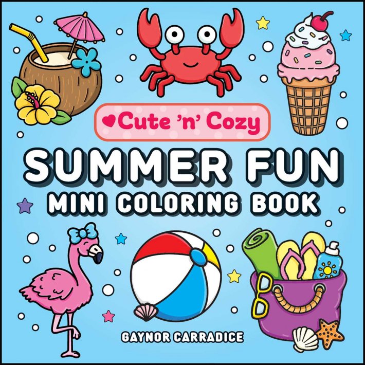 Summer Fun Mini Coloring Book