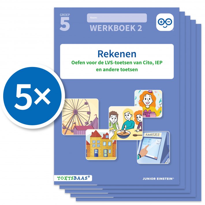 Rekenen werkboek 2 (Set van 5)