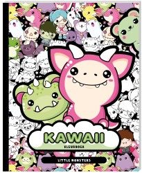 Kawaii kleurboek - Little Monsters