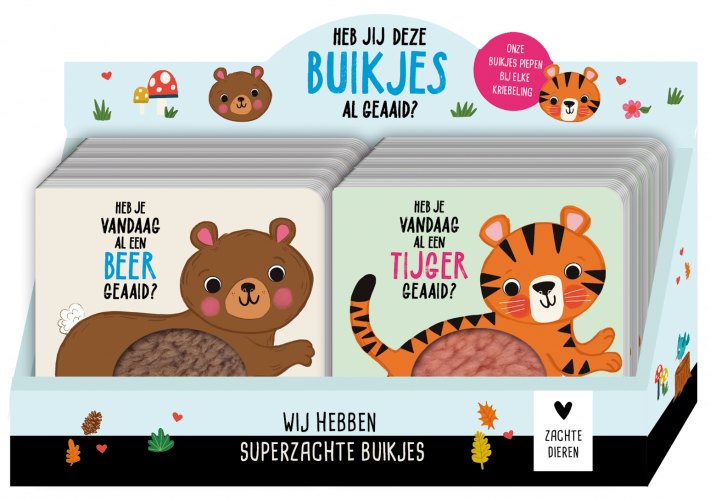 Display Superzachte buikjes 2 x 5 ex.