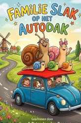 Familie Slak op het Autodak