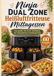 Ninja Dual Zone Heißluftfritteuse Mittagessen: Das große Air-Fryer-Kochbuch für unkomplizierte Familiengerichte