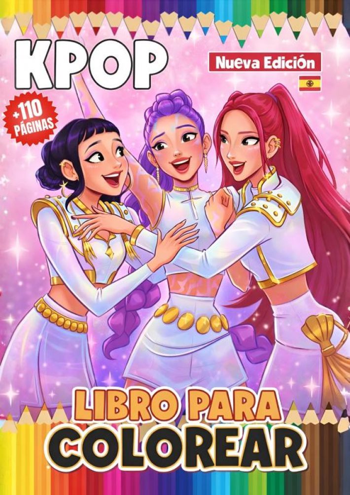 KPop Demon Hunters Libro para Colorear
