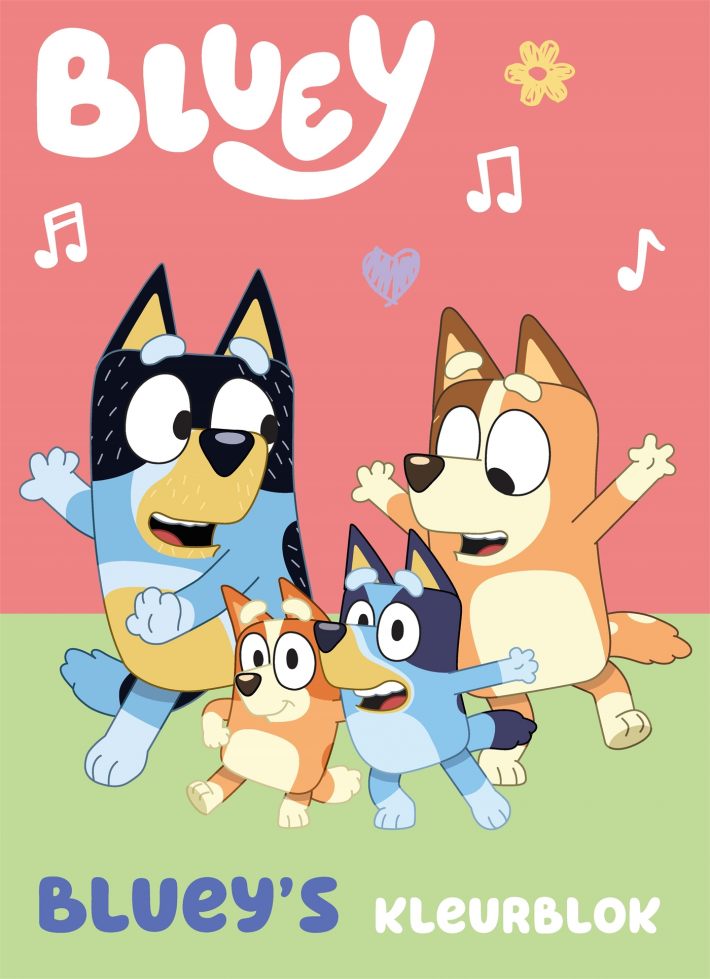 Bluey's kleurblok Bluey's kleurblok
