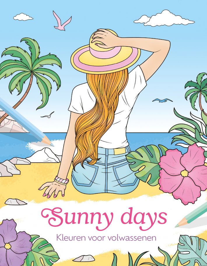 Sunny days - Kleuren voor volwassenen