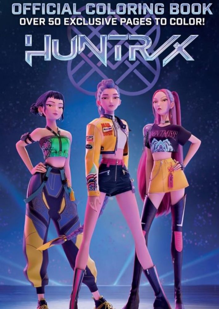 HUNTR/X Coloring Book – 50+ Exclusive Pages